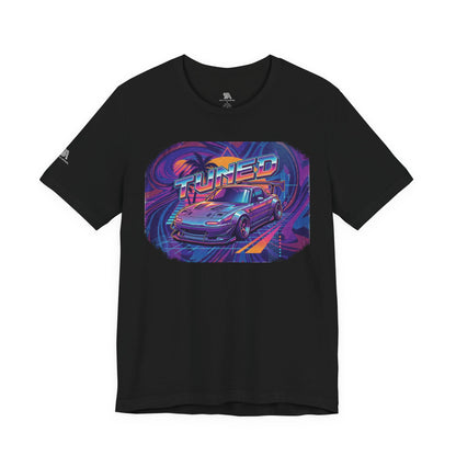Tuned Car Tee — Retro Vaporwave Racing Graphic Shirt